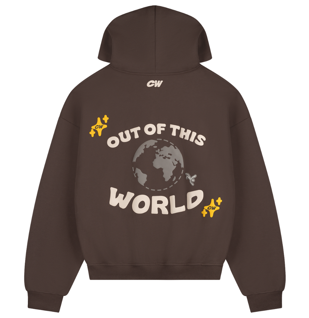 COZY WEAR CACAO OUT OF THIS WORLD HOODIE